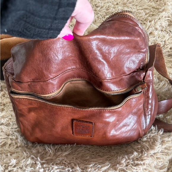 Campomaggi Brown Leather Crossbody Bag - Picture 5 of 10